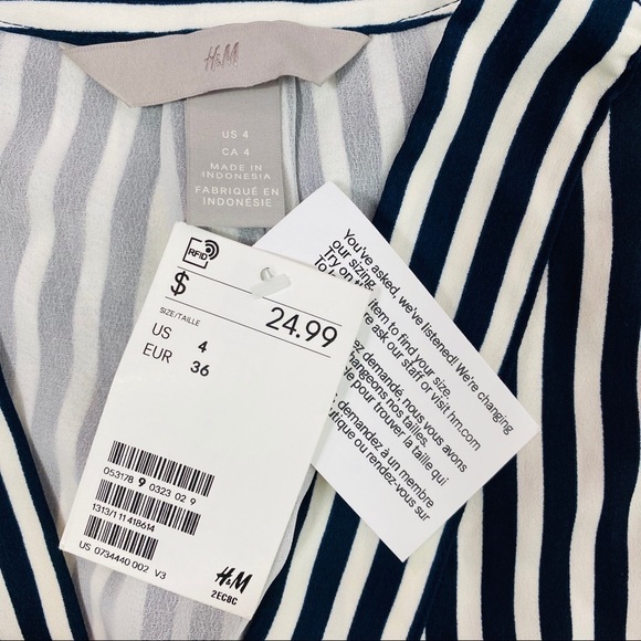 H&M Size 4 Striped Dress - Picture 7 of 8